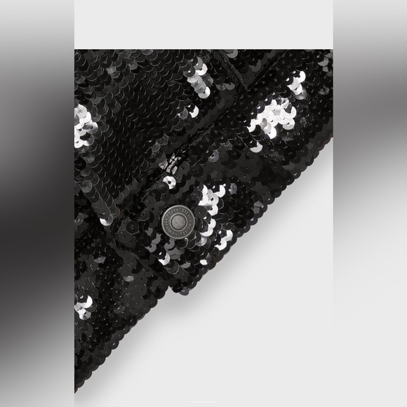Zara X Steven Meisel BLK 🖤🖤🖤Sequin Jacket  - Size Small - NWT - Picture 7 of 10